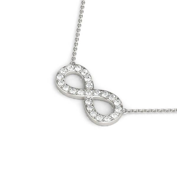 Infinity Pave Diamond Pendant