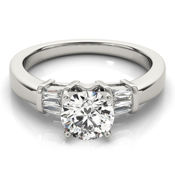 6 Baguette Diamond Engagement Ring